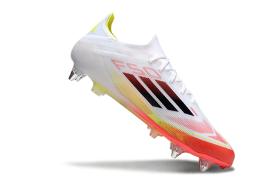 Adidas F50 Elite SG Low-Tops Soccer Cleats - White/Red/Yellow