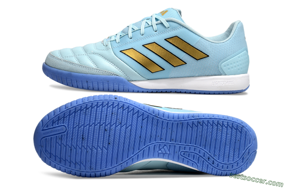 Adidas Top Sala Competition IC Low-Tops Soccer Shoes - Jade/Gold/Black 1