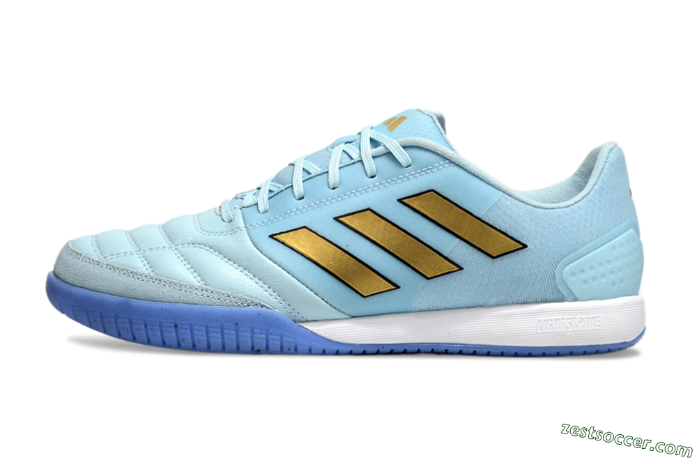 Adidas Top Sala Competition IC Low-Tops Soccer Shoes - Jade/Gold/Black 2