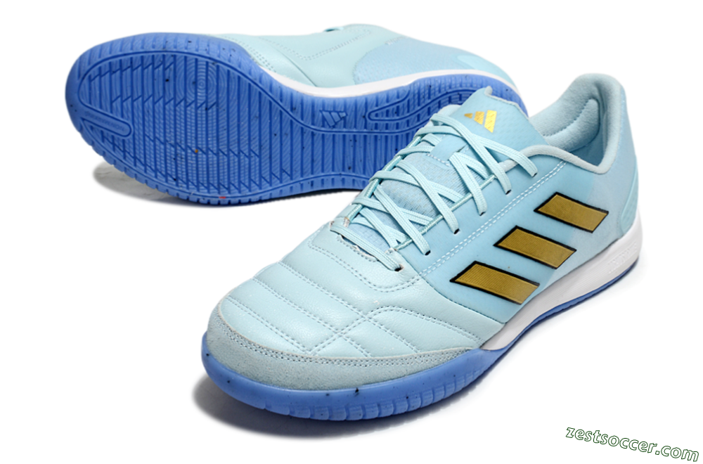Adidas Top Sala Competition IC Low-Tops Soccer Shoes - Jade/Gold/Black 3