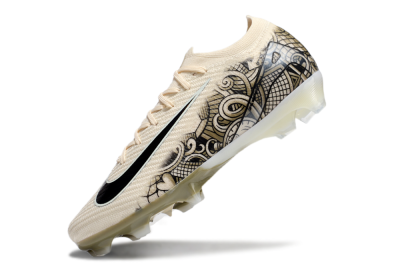 Nike Air Zoom Mercurial Vapor 16 Elite FG Low-Tops Soccer Cleats - Beige/Black/White