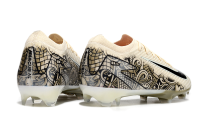 Nike Air Zoom Mercurial Vapor 16 Elite FG Low-Tops Soccer Cleats - Beige/Black/White