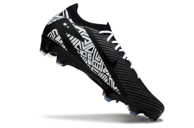Nike Air Zoom Mercurial Vapor 16 Elite FG Low-Tops Soccer Cleats - Black/White/Blue