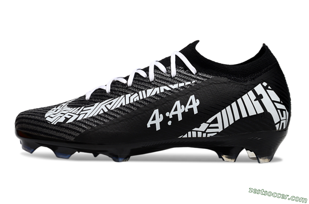 Nike Air Zoom Mercurial Vapor 16 Elite FG Low-Tops Soccer Cleats - Black/White/Blue 2
