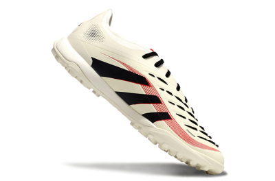 Adidas Predator Elite 25 TF Low-Tops Soccer Shoes - Beige/Black/Red