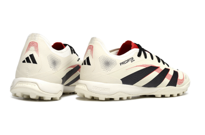 Adidas Predator Elite 25 TF Low-Tops Soccer Shoes - Beige/Black/Red