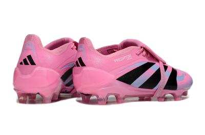 Adidas Predator Elite 25 Foldover Tongue FG Low-Tops Soccer Cleats - Pink/Black/Jade