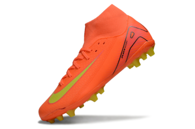 Nike Air Zoom Mercurial Superfly 10 Acadamy AG High-Tops Soccer Cleats - Red/Yellow/Black