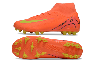 Nike Air Zoom Mercurial Superfly 10 Acadamy AG High-Tops Soccer Cleats - Red/Yellow/Black