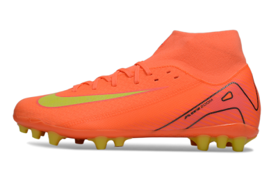 Nike Air Zoom Mercurial Superfly 10 Acadamy AG High-Tops Soccer Cleats - Red/Yellow/Black
