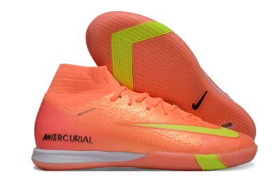 Nike Air Zoom Mercurial Superfly 10 Elite IC High-Tops Soccer Shoes - Red/Yellow/Black