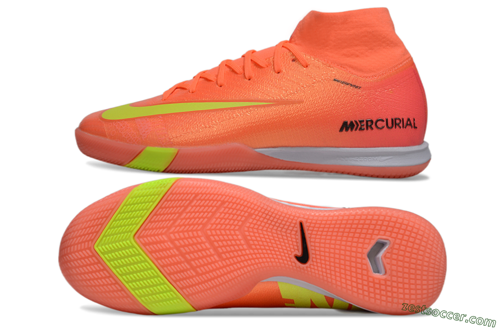Nike Air Zoom Mercurial Superfly 10 Elite IC High-Tops Soccer Shoes - Red/Yellow/Black 1