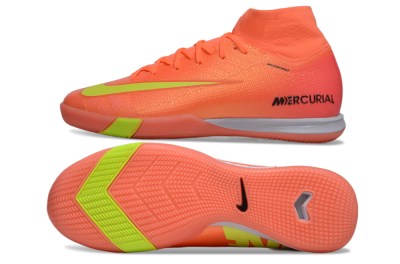 Nike Air Zoom Mercurial Superfly 10 Elite IC High-Tops Soccer Shoes - Red/Yellow/Black
