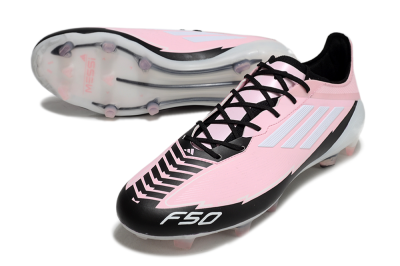 Adidas F50 Elite FG Low-Tops Soccer Cleats - Pink/White/Black
