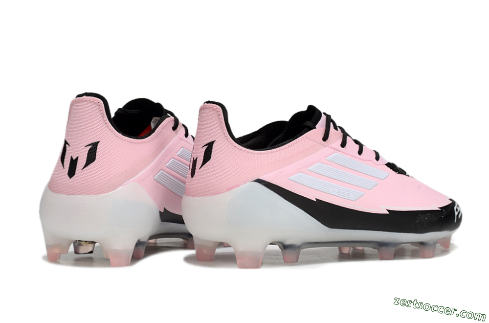 Adidas F50 Elite FG Low-Tops Soccer Cleats - Pink/White/Black 6