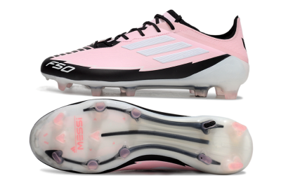 Adidas F50 Elite FG Low-Tops Soccer Cleats - Pink/White/Black