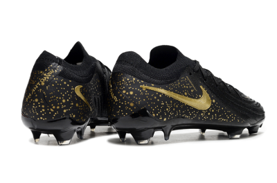 Nike Phantom Luna Elite NU FG Low-Tops Soccer Cleats - Black/Gold/Blue