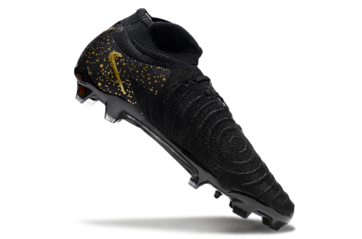 Nike Phantom Luna Elite NU FG High-Tops Soccer Cleats - Black/Gold/Blue