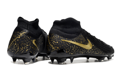 Nike Phantom Luna Elite NU FG High-Tops Soccer Cleats - Black/Gold/Blue