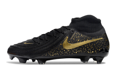 Nike Phantom Luna Elite NU FG High-Tops Soccer Cleats - Black/Gold/Blue