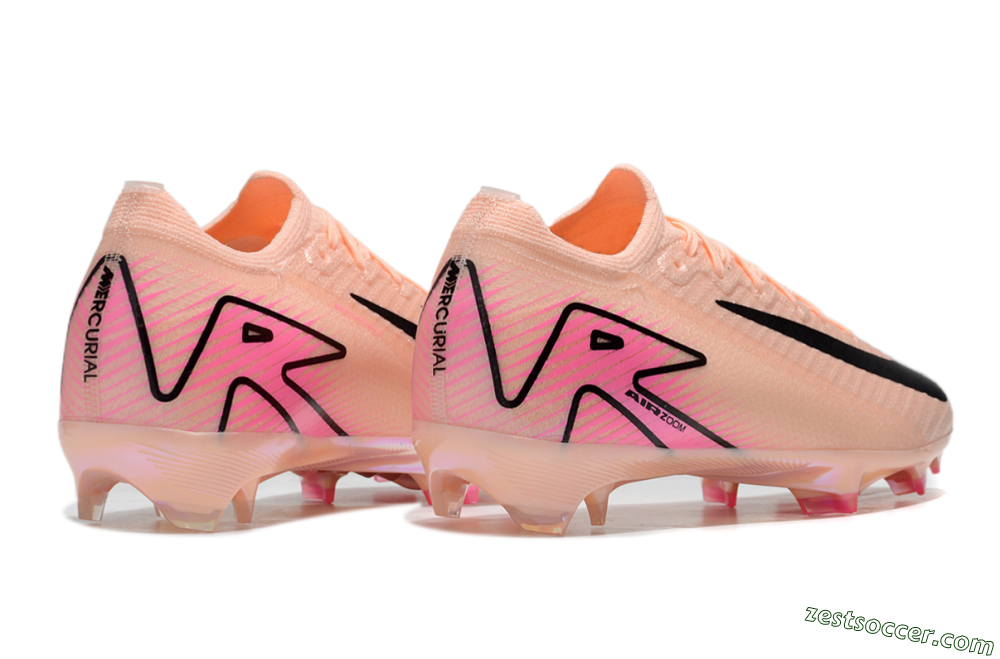 Nike Air Zoom Mercurial Vapor 16 Elite FG Low-Tops Soccer Cleats - Pink/Black 6