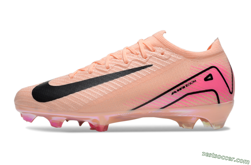 Nike Air Zoom Mercurial Vapor 16 Elite FG Low-Tops Soccer Cleats - Pink/Black 2
