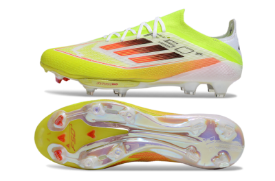 Adidas F50+ Elite Lightstrike FG Low-Tops Soccer Cleats - Yellow/White/Black