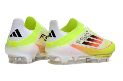 Adidas F50+ Elite Lightstrike FG Low-Tops Soccer Cleats - Yellow/White/Black