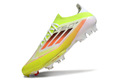 Adidas F50+ Elite Lightstrike FG Low-Tops Soccer Cleats - Yellow/White/Black