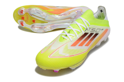 Adidas F50+ Elite Lightstrike FG Low-Tops Soccer Cleats - Yellow/White/Black