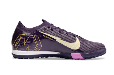 Nike Air Zoom Mercurial Vapor 16 Elite TF Low-Tops Soccer Shoes - Purple/White/Yellow