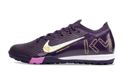 Nike Air Zoom Mercurial Vapor 16 Elite TF Low-Tops Soccer Shoes - Purple/White/Yellow
