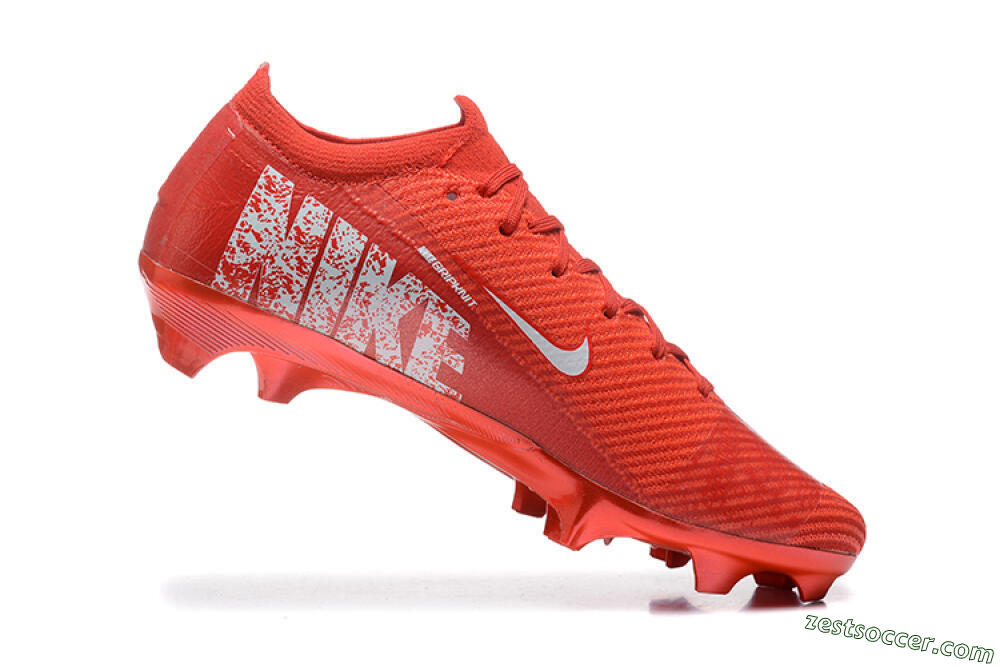 Nike Air Zoom Mercurial Vapor 16 Elite FG Low-Tops Soccer Cleats - Red/White 7