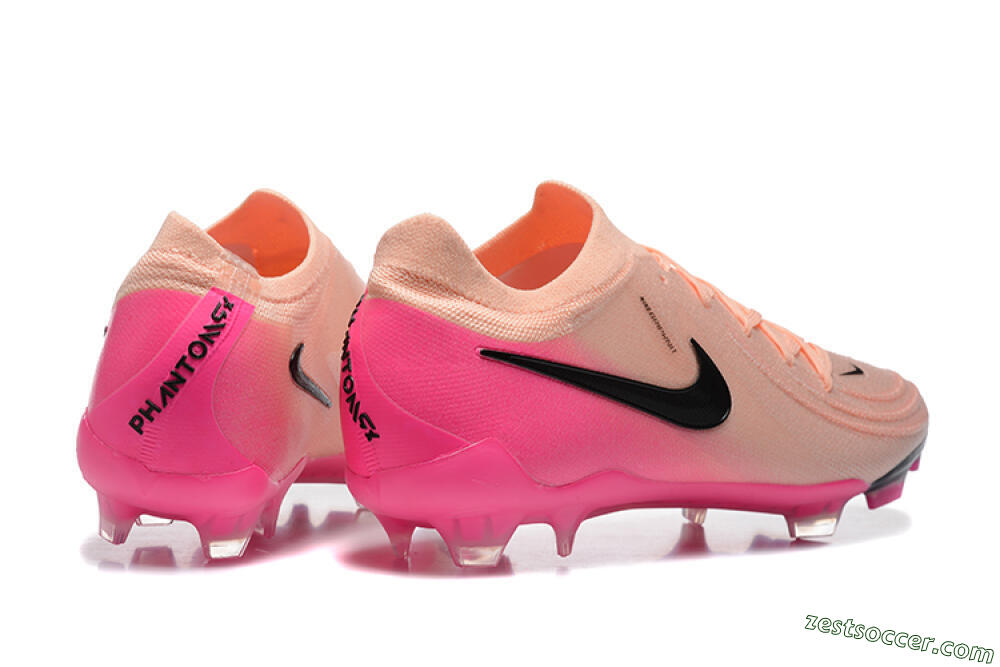 Nike Phantom Luna Elite FG Low-Tops Soccer Cleats - Pink/Black/Blue 9