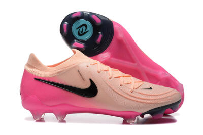 Nike Phantom Luna Elite FG Low-Tops Soccer Cleats - Pink/Black/Blue