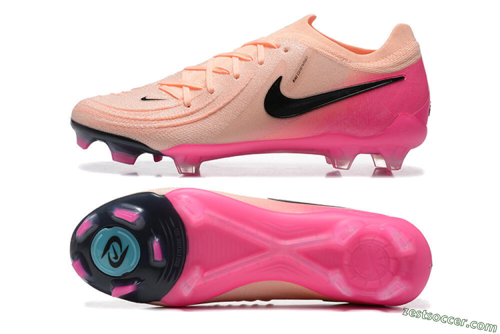 Nike Phantom Luna Elite FG Low-Tops Soccer Cleats - Pink/Black/Blue 1