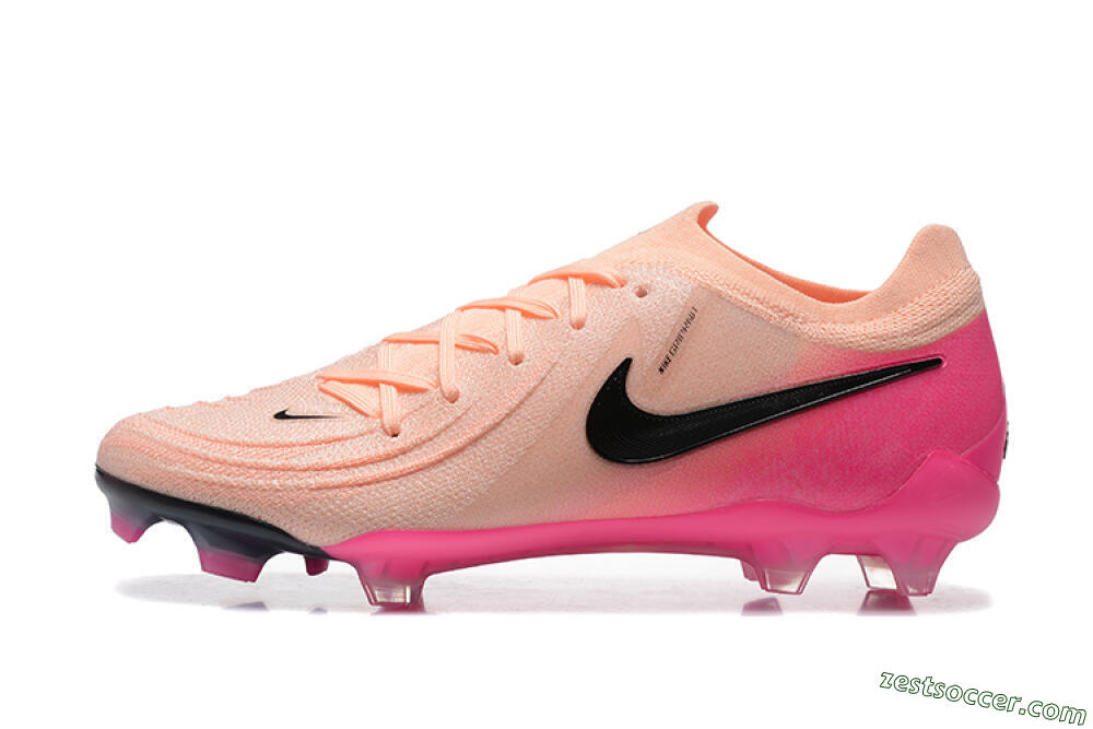 Nike Phantom Luna Elite FG Low-Tops Soccer Cleats - Pink/Black/Blue 2