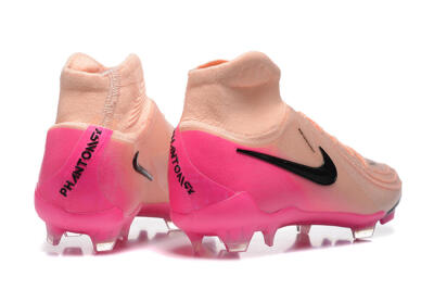 Nike Phantom Luna Elite FG High-Tops Soccer Cleats - Pink/Black/Blue