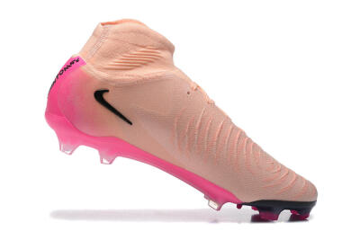 Nike Phantom Luna Elite FG High-Tops Soccer Cleats - Pink/Black/Blue