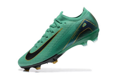 Nike Air Zoom Mercurial Vapor 16 Elite FG Low-Tops Soccer Cleats - Green/Black/Gold