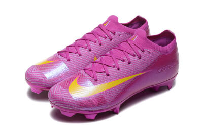 Nike Air Zoom Mercurial Vapor 16 Elite FG Low-Tops Soccer Cleats - Pink/Yellow