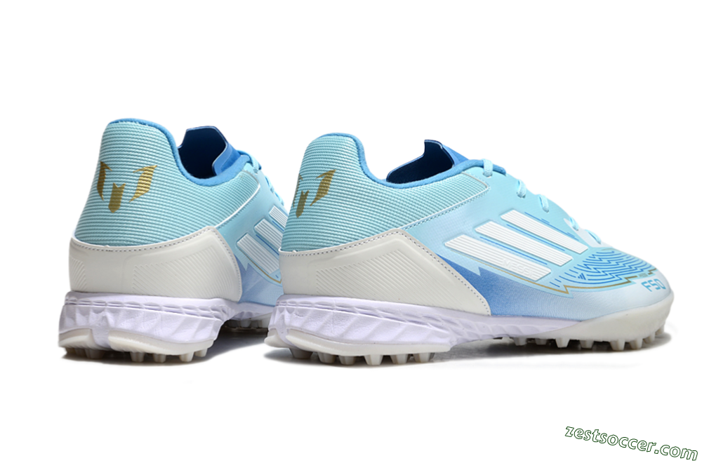 Adidas F50 Pro TF Low-Tops Soccer Shoes - Jade/White/Beige 6