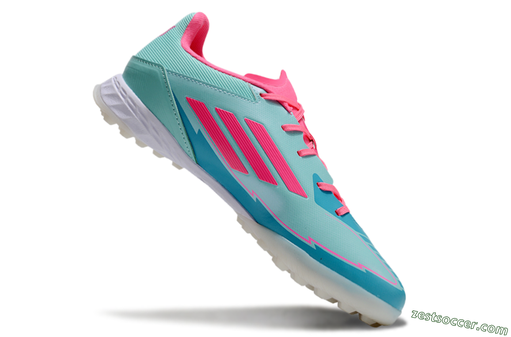 Adidas F50 Pro TF Low-Tops Soccer Shoes - Jade/Pink/White 4