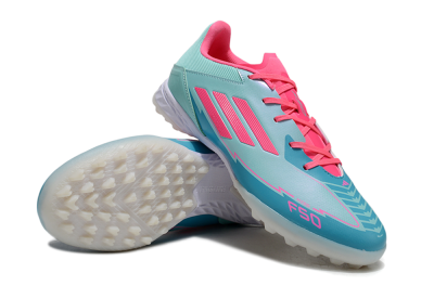 Adidas F50 Pro TF Low-Tops Soccer Shoes - Jade/Pink/White