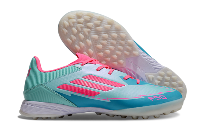 Adidas F50 Pro TF Low-Tops Soccer Shoes - Jade/Pink/White