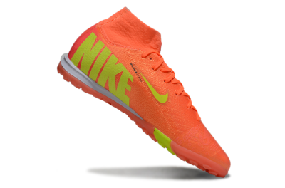 Nike Air Zoom Mercurial Superfly 9 Elite TF High-Tops Soccer Shoes - Red/Yellow/White
