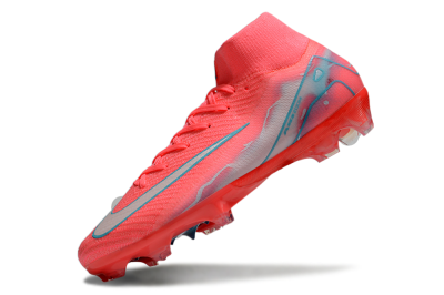 Nike Air Zoom Mercurial Superfly 10 Elite FG High-Tops Soccer Cleats - Red/Silver/Blue
