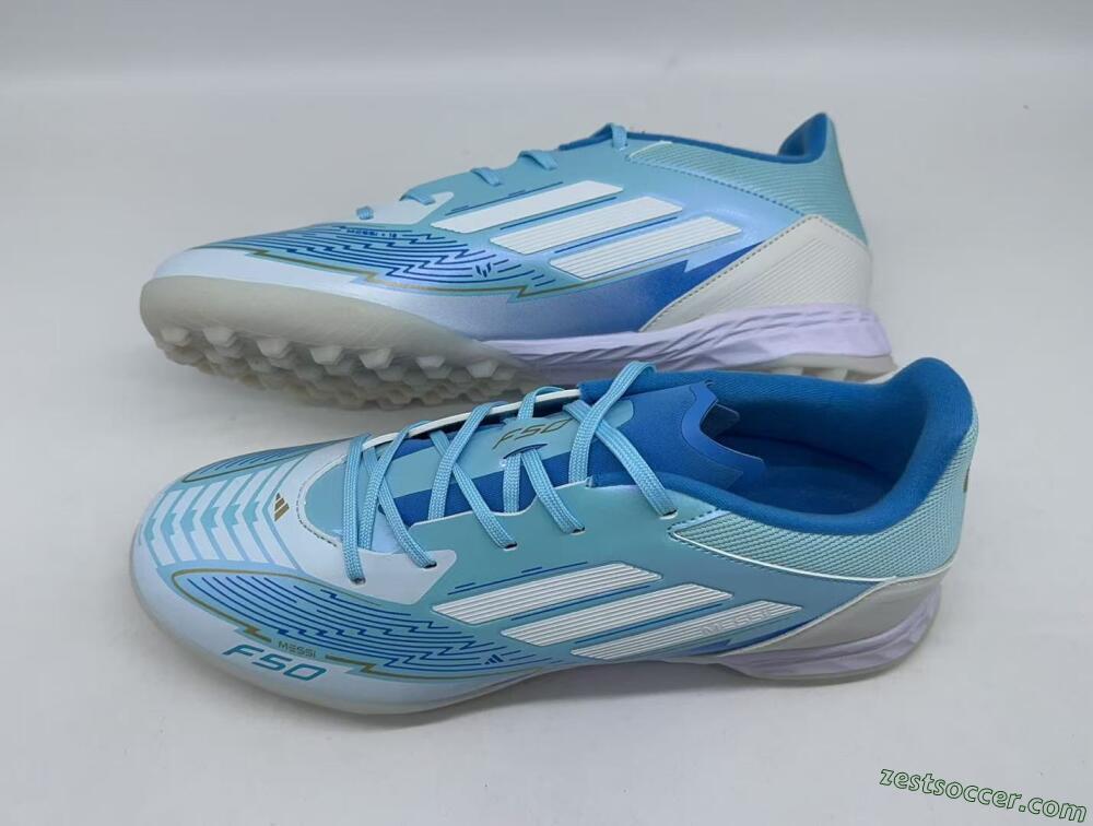 Adidas F50 Pro TF Low-Tops Soccer Shoes - Jade/White/Beige