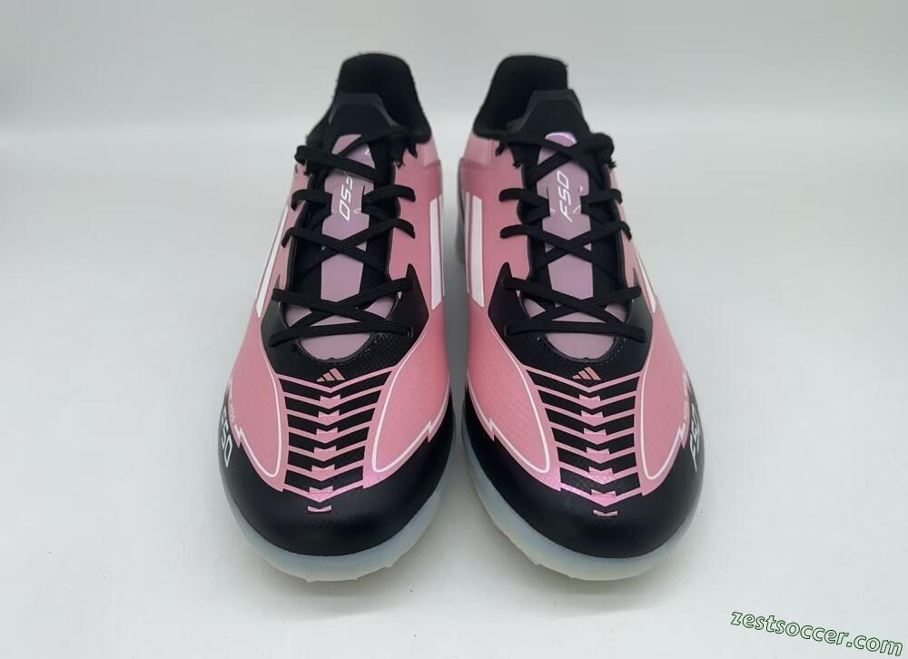 Adidas F50 Pro TF Low-Tops Soccer Shoes - Pink/Black/White