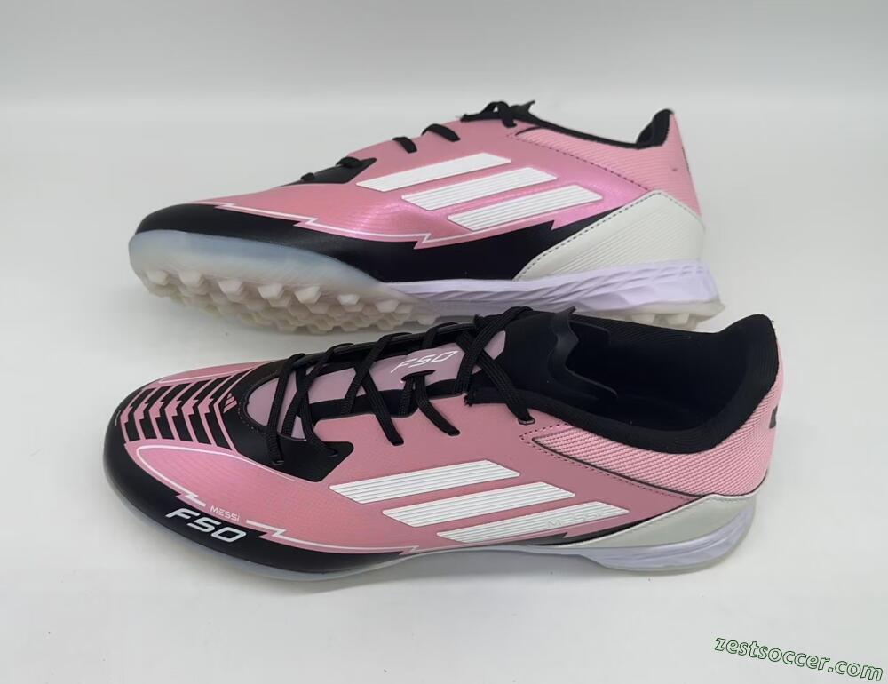 Adidas F50 Pro TF Low-Tops Soccer Shoes - Pink/Black/White